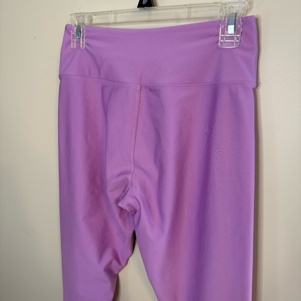 YEAR OF OURS Robin Tulip Purple Activewear Set Sports Bra & Leggings Sz Medium - Picture 12 of 13